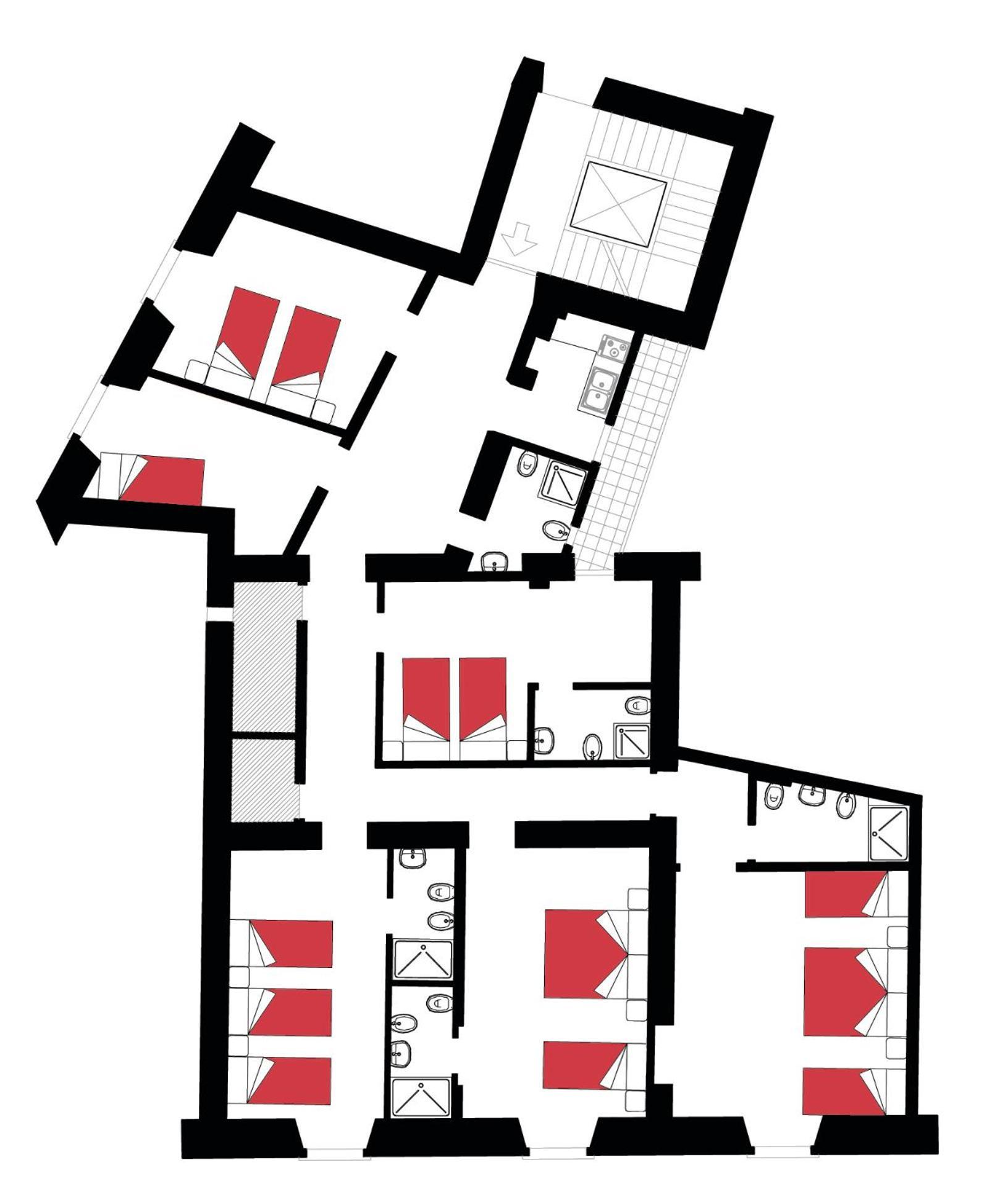Appartement Center, Rione Monti,
